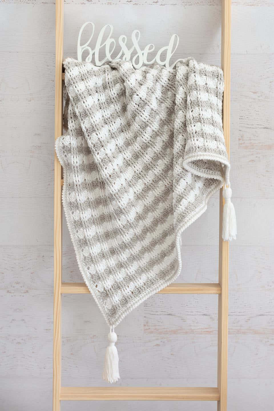 "Loves & Cuddles" Modern Baby Blanket