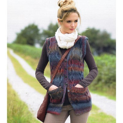 James C. Brett JB337 Waistcoat Knitting Pattern