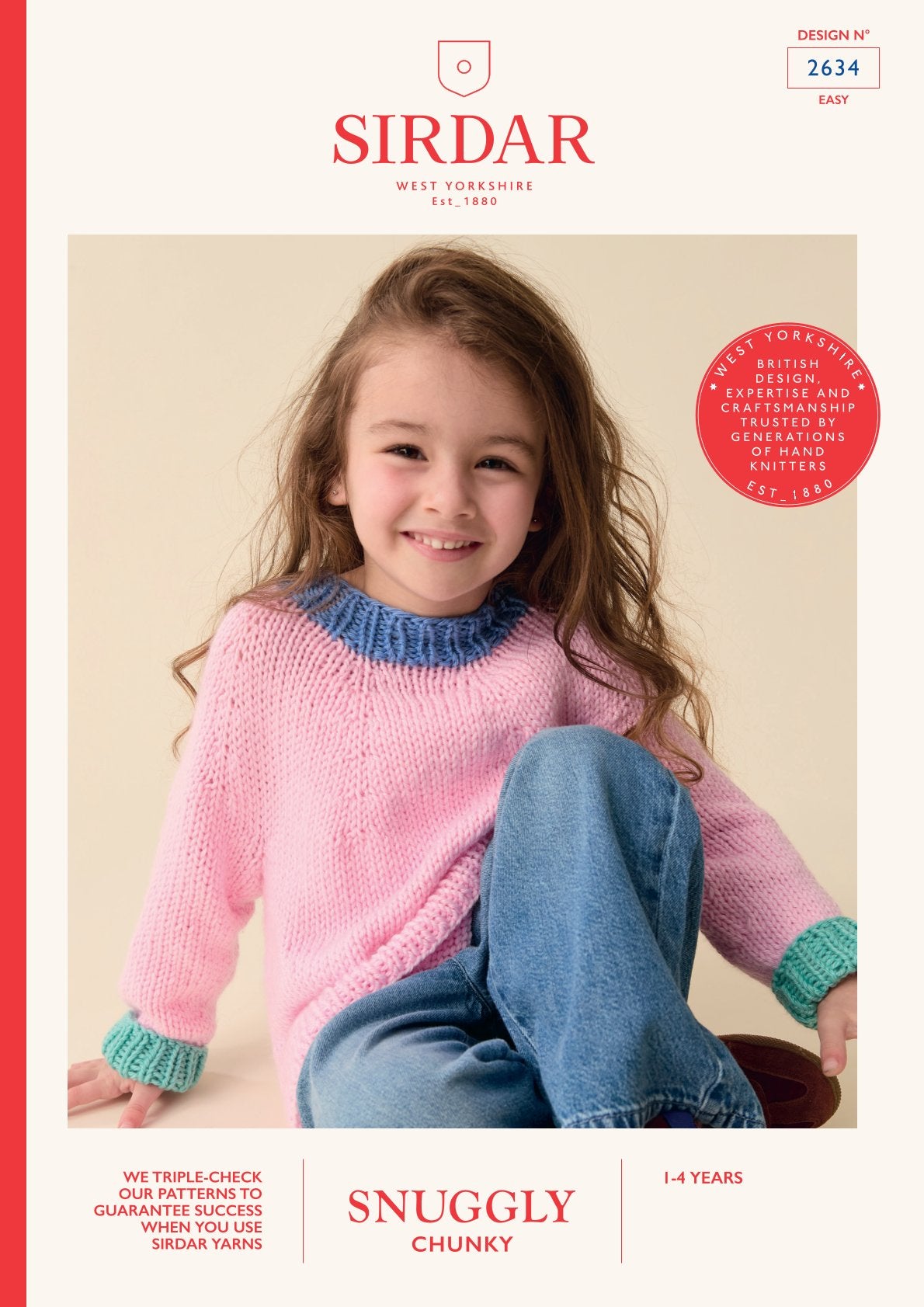 Scandi Pop Sweater Jumper Knitting Pattern