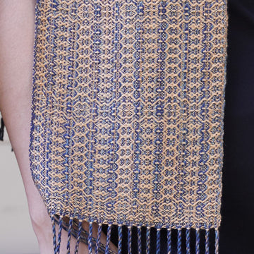 Valley Yarns #210 Baroque Gold Scarf