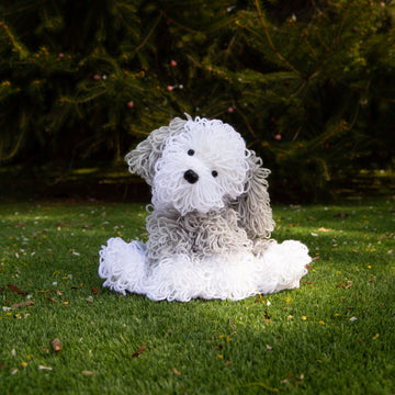 Deramores Old English Sheepdog Toy Knitting Pattern