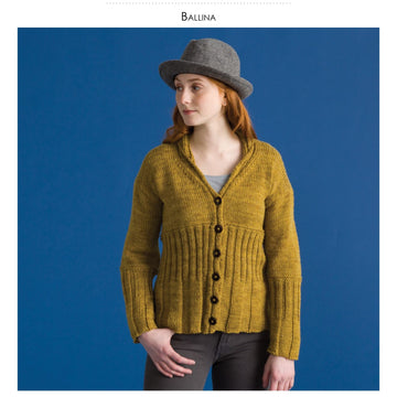 Classic Elite Yarns Ballina Cardigan Knitting Pattern
