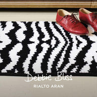 Debbie Bliss Zebra Rug Knitting Pattern