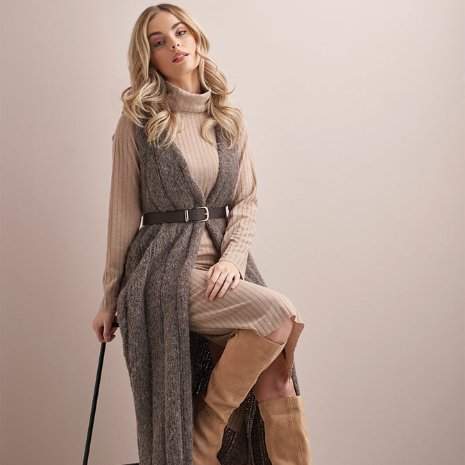 Rowan Sleeveless Jacket Waistcoat Knitting Pattern