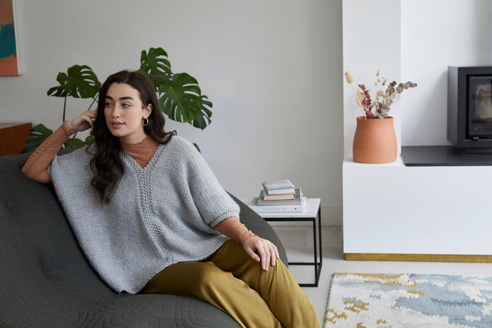 Debbie Bliss Clara Poncho Knitting Pattern