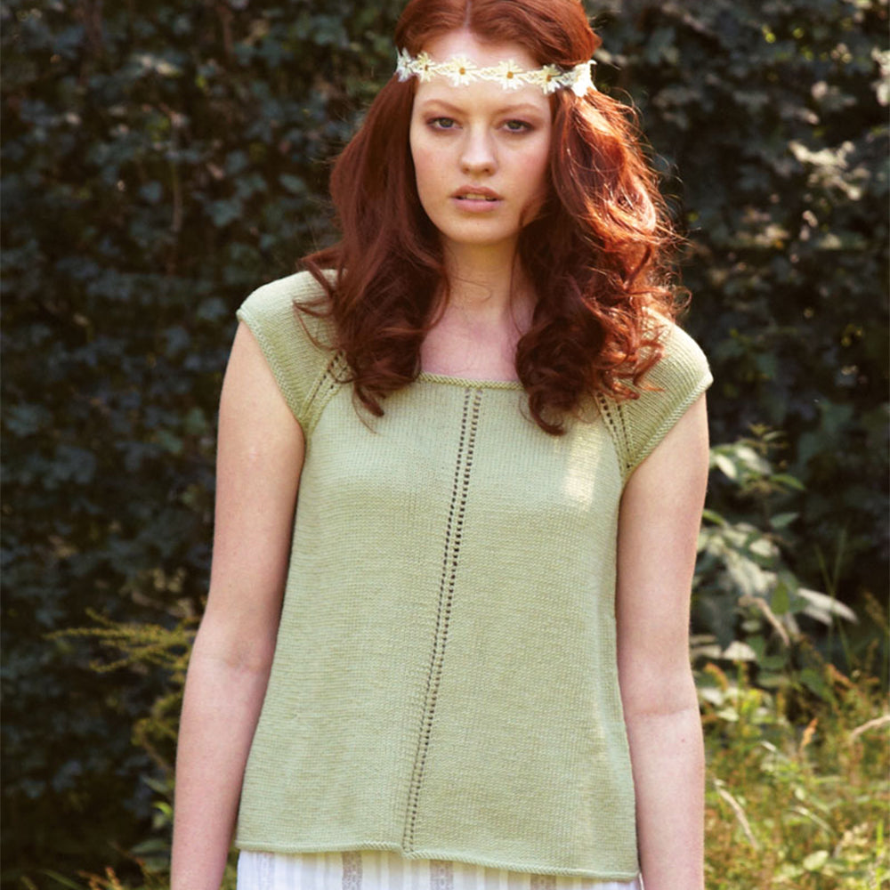 Debbie Bliss Jamie Summer Top Knitting Pattern