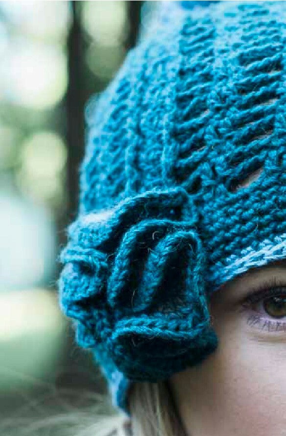 Trefoil Hat & Wristwarmers Crochet Pattern