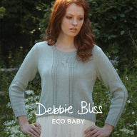Debbie Bliss Wendy Cable Sweater Knitting Pattern