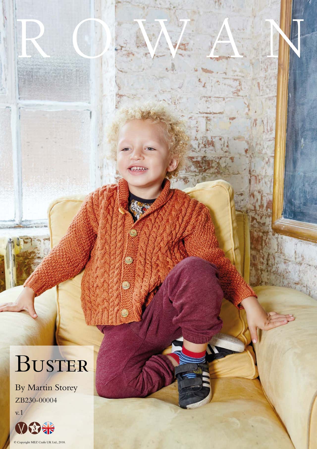 Rowan Buster Cardigan Knitting Pattern