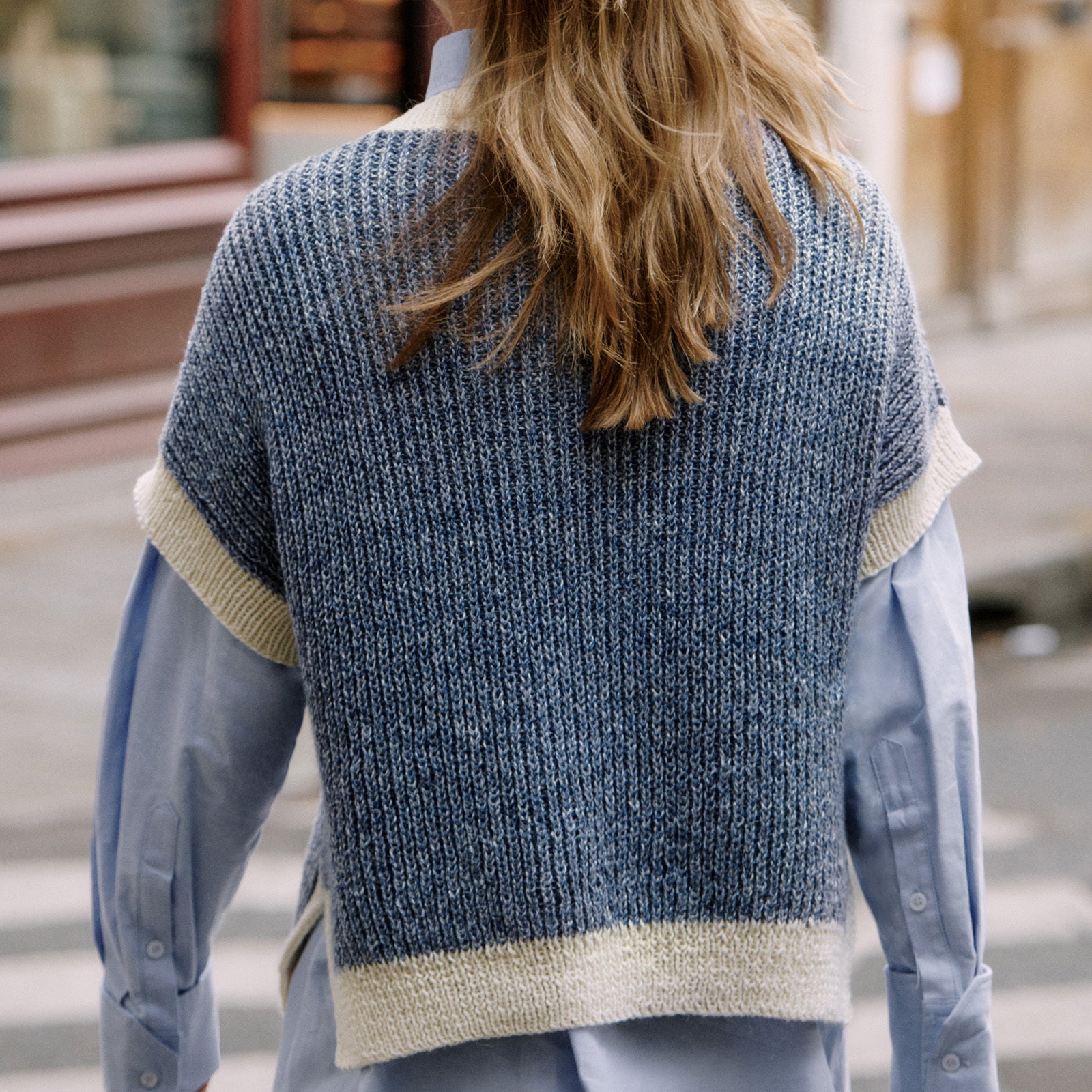 Lana Grossa Slipover Waistcoat Knitting Pattern