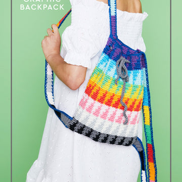 Paintbox Yarns Graphic Backpack Crochet Pattern