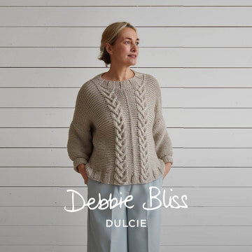 Debbie Bliss Cable & Garter Sweater Knitting Pattern