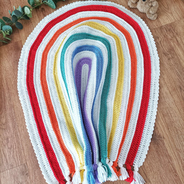Rainbow Stripes Blanket
