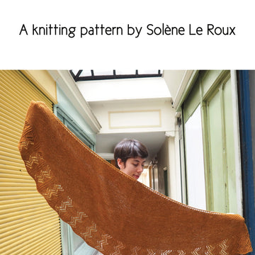 SolÃƒÂ¨ne Knits Orage Shawl Wrap Knitting Pattern