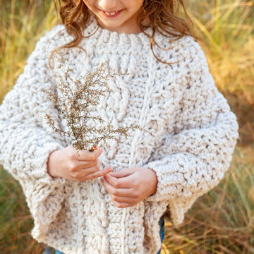 Starlette Cable Crochet Poncho