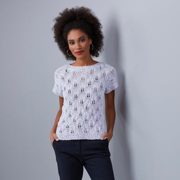 Stacy Charles Fine Yarns Ada Tee Jumper Knitting Pattern