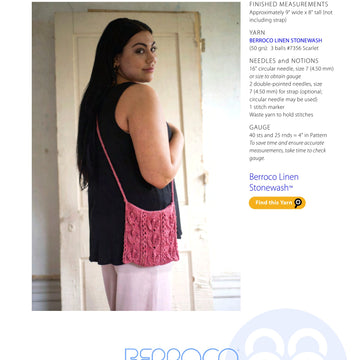 Berroco Sorreia Bag Knitting Pattern