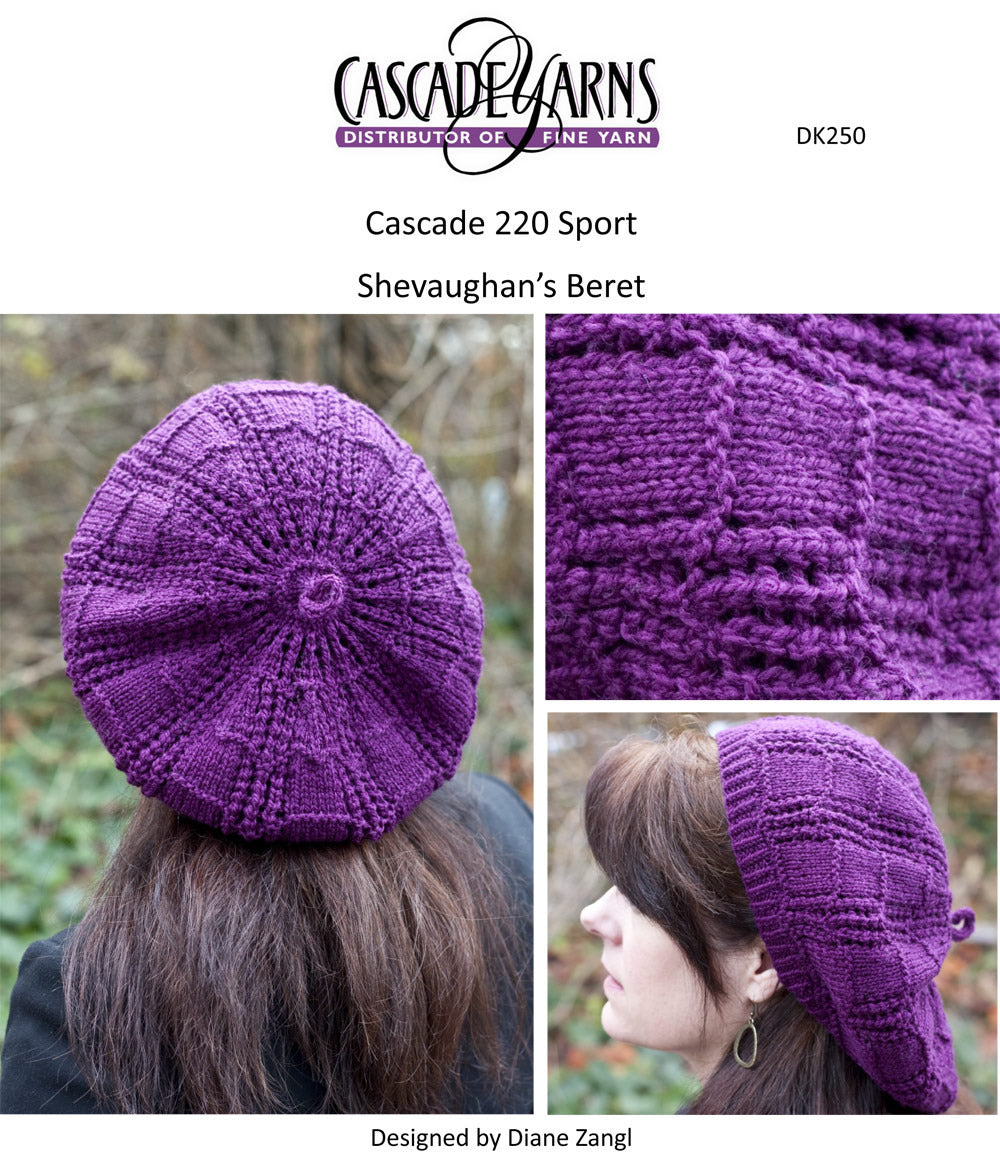 Shevaughn's Beret Hat Knitting Pattern