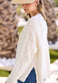 Clara Sweater Jumper Knitting Pattern