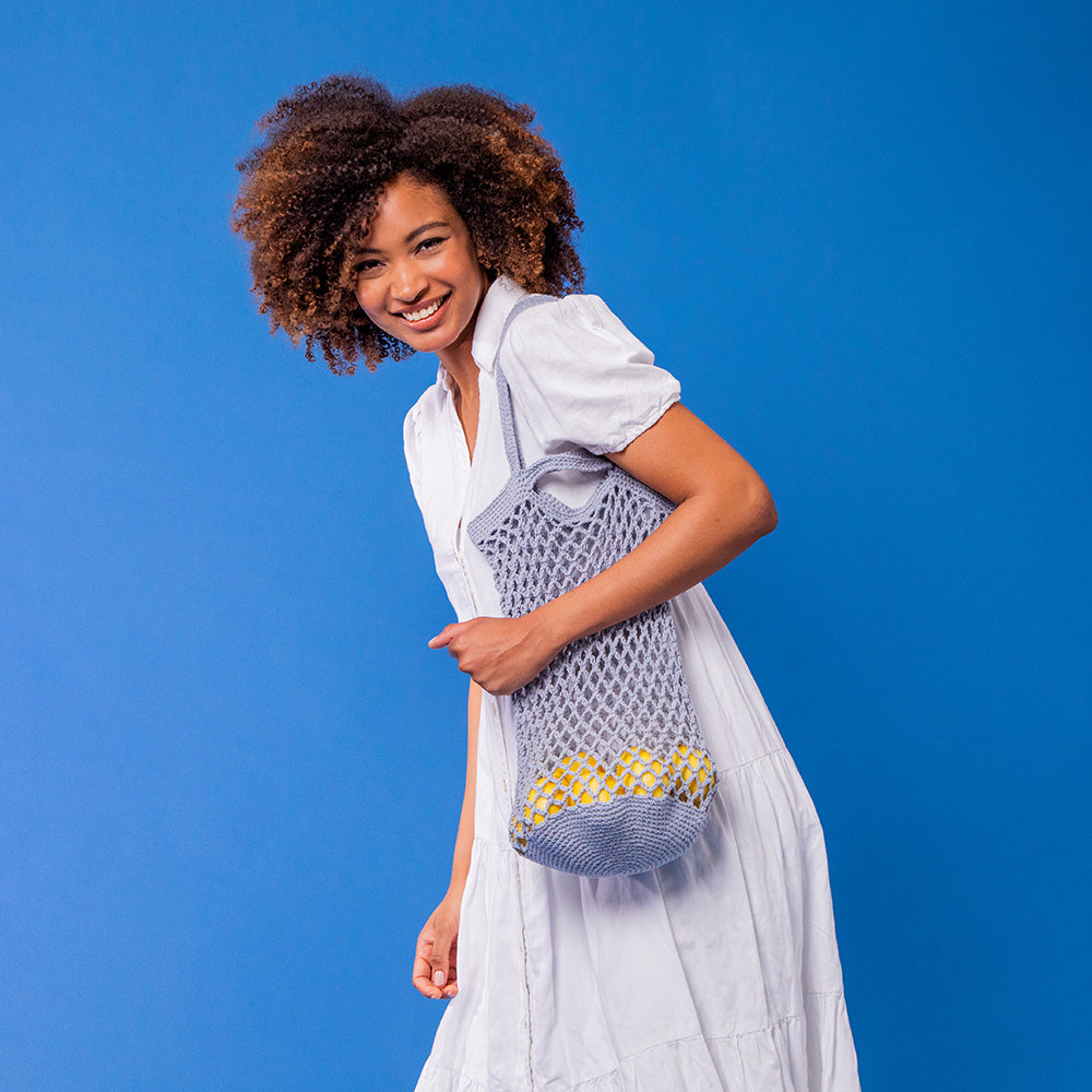 Paintbox Yarns Essential String Bag Crochet Pattern