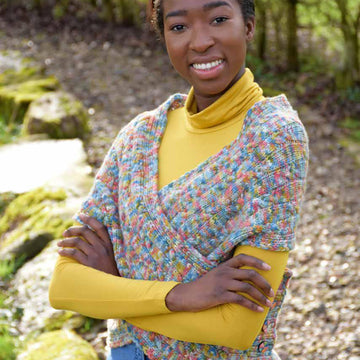 Taira Wrap Waistcoat Knitting Pattern