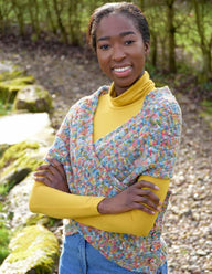 Taira Wrap Waistcoat Knitting Pattern