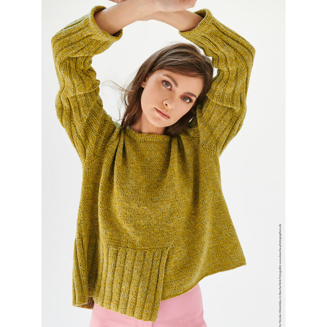 Lana Grossa 18 Pullover Jumper Knitting Pattern