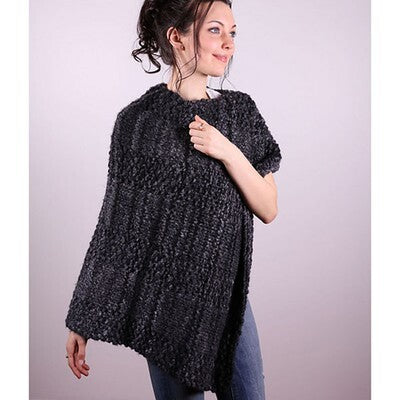 Plymouth Yarn 3007 Poncho Cape Knitting Pattern
