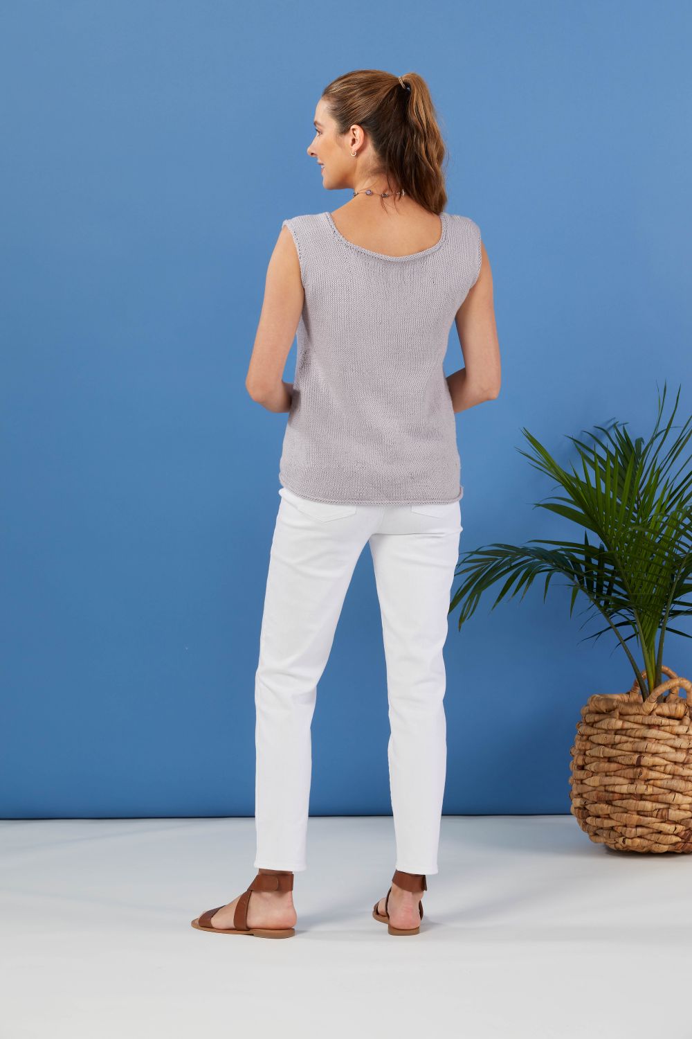 Valley Yarns Bonita Springs Slipover Knitting Pattern