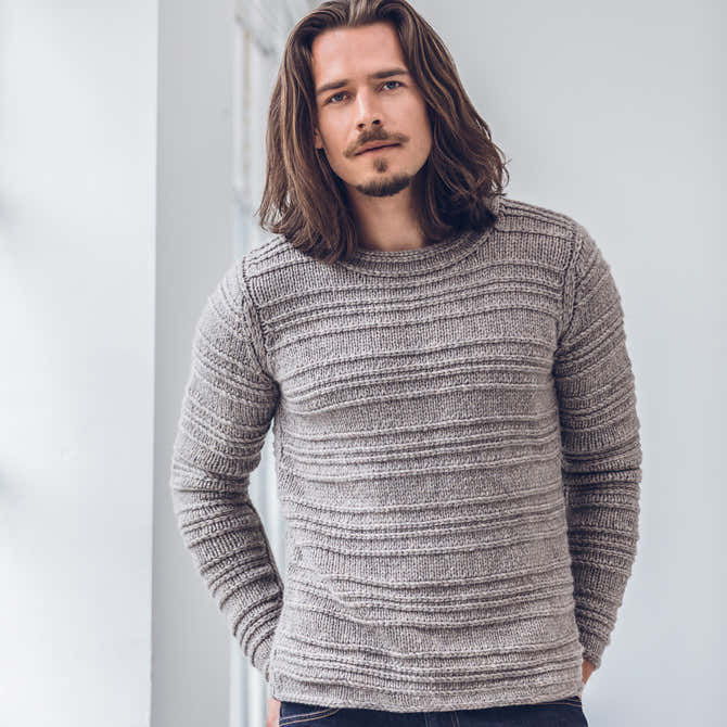 Lana Grossa M07 Pullover Jumper Knitting Pattern