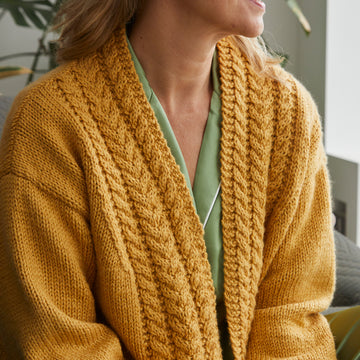Debbie Bliss Cable Edge Jacket Knitting Pattern