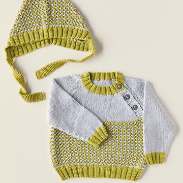 Sirdar Bonnet and Sweater Hat Knitting Pattern