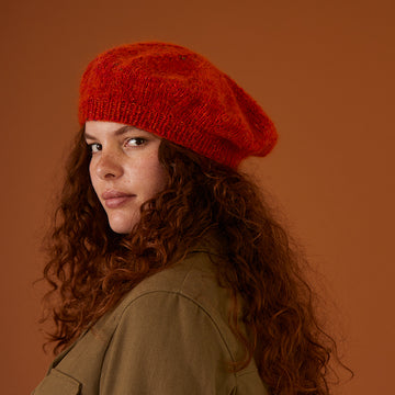 Debbie Bliss Nancy Beret & Hand Warmers Knitting Pattern