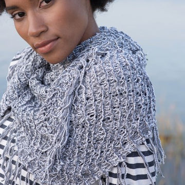 Lula Shawl Wrap Knitting Pattern