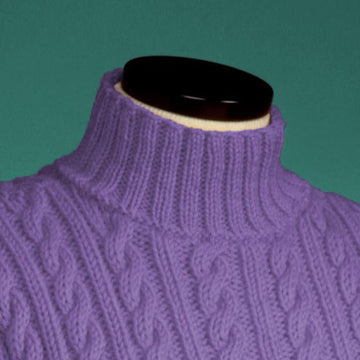 Cable and Rib Turtleneck #119