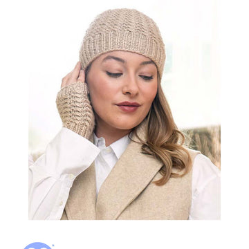 Astaire Hat and Mittens Knitting Pattern
