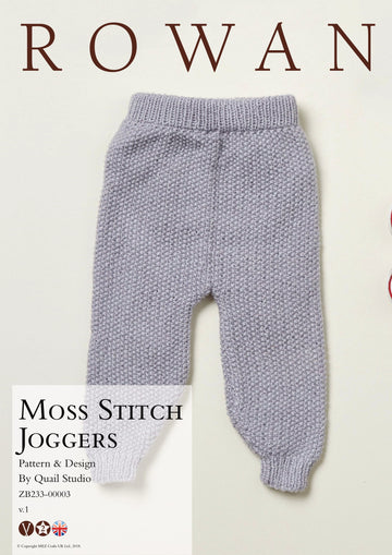 Rowan Moss Stitch Joggers Knitting Pattern