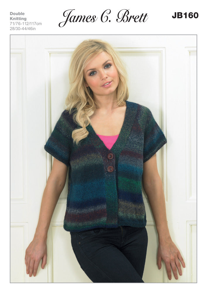 James C. Brett JB160 Jacket Knitting Pattern