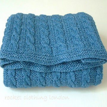 Baby Blanket ' Classic Cable'