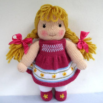 Jasmine and Violet - Knitted Dolls