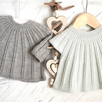 Seamless Top Down Cardigan and Onesie - P094