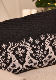 Dancing Raindeers Cushion Knitting Pattern