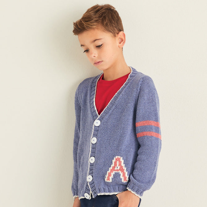 Sirdar Varsity Cardigan Knitting Pattern