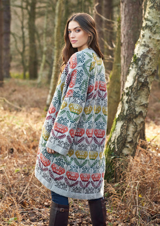 Moonflower Coat Knitting Pattern