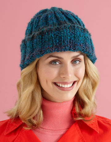 Big Dipper Hat in Lion Brand Homespun - L10600 PDF