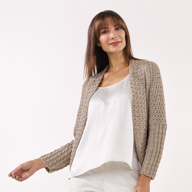 Sesia Mila Cocoon Cardigan Knitting Pattern