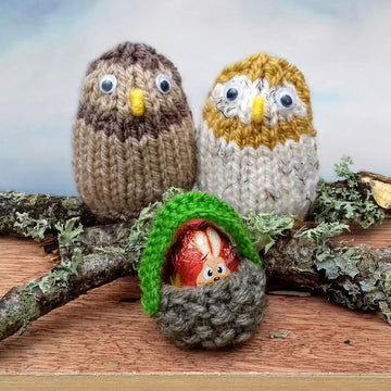 Owls & Acorn Baskets - Creme Egg Covers