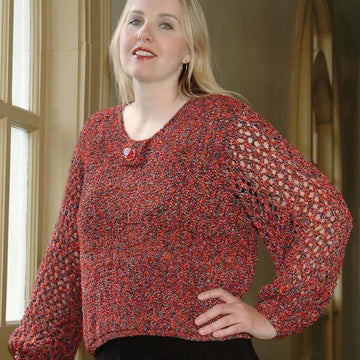 Lacy Sleeve Pullover #501