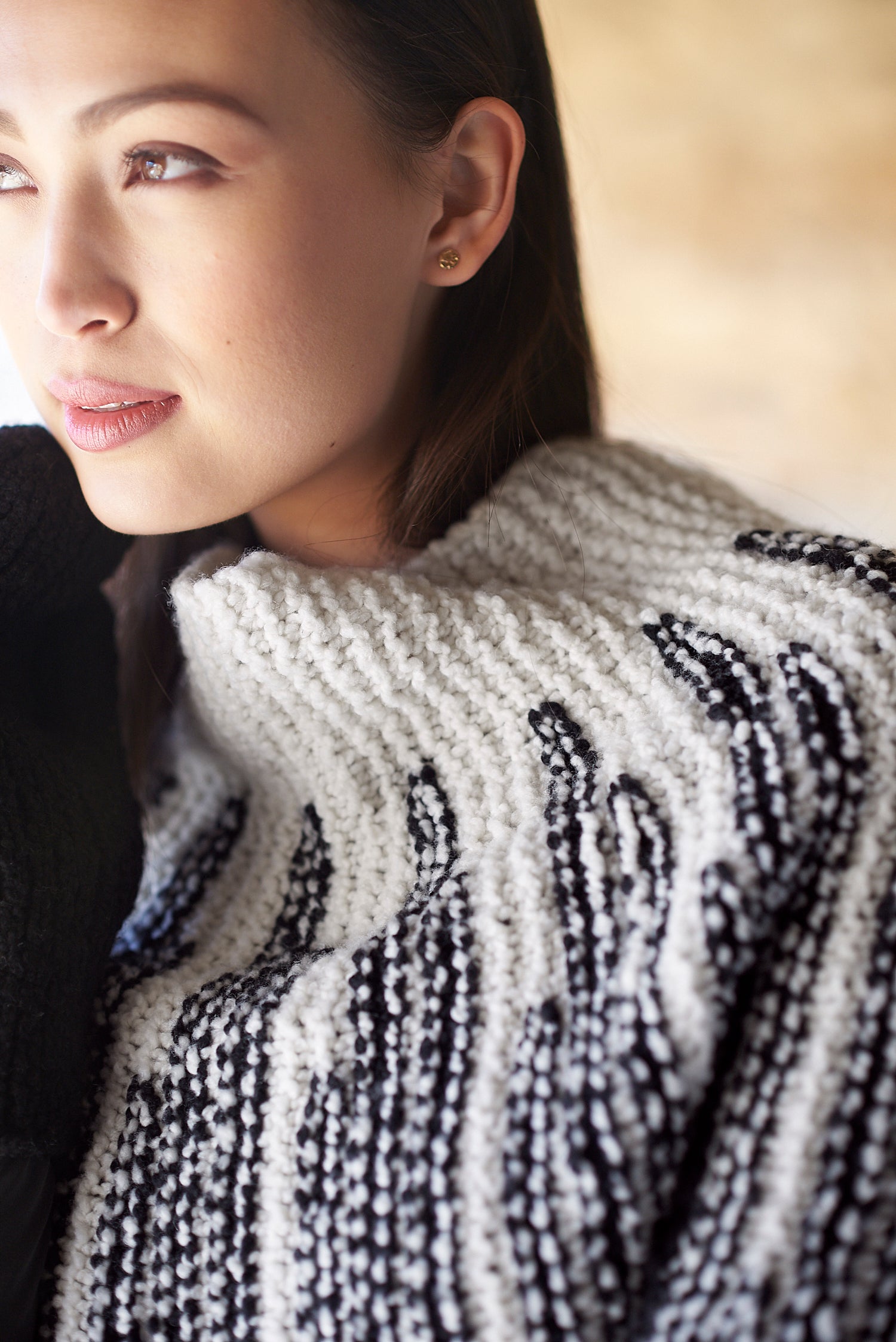 Lillian Poncho Cape Knitting Pattern