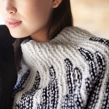 Lillian Poncho Cape Knitting Pattern